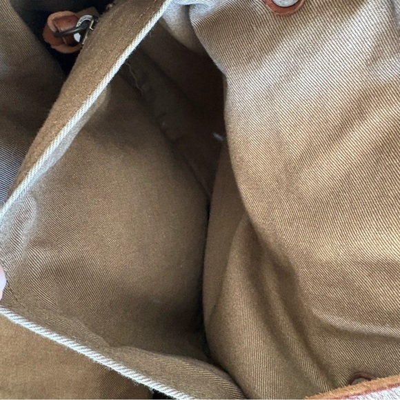 90’s Polo Ralph Lauren Vintage 90's Canvas leather Tote Bag - Picture 10 of 11